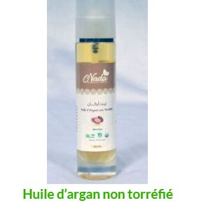 Huile d’argan non torréfié